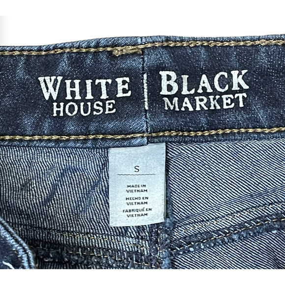 White House Black Market Womens Jeans Size Small Stretch‎ Blue Denim 30X28 - Picture 3 of 5